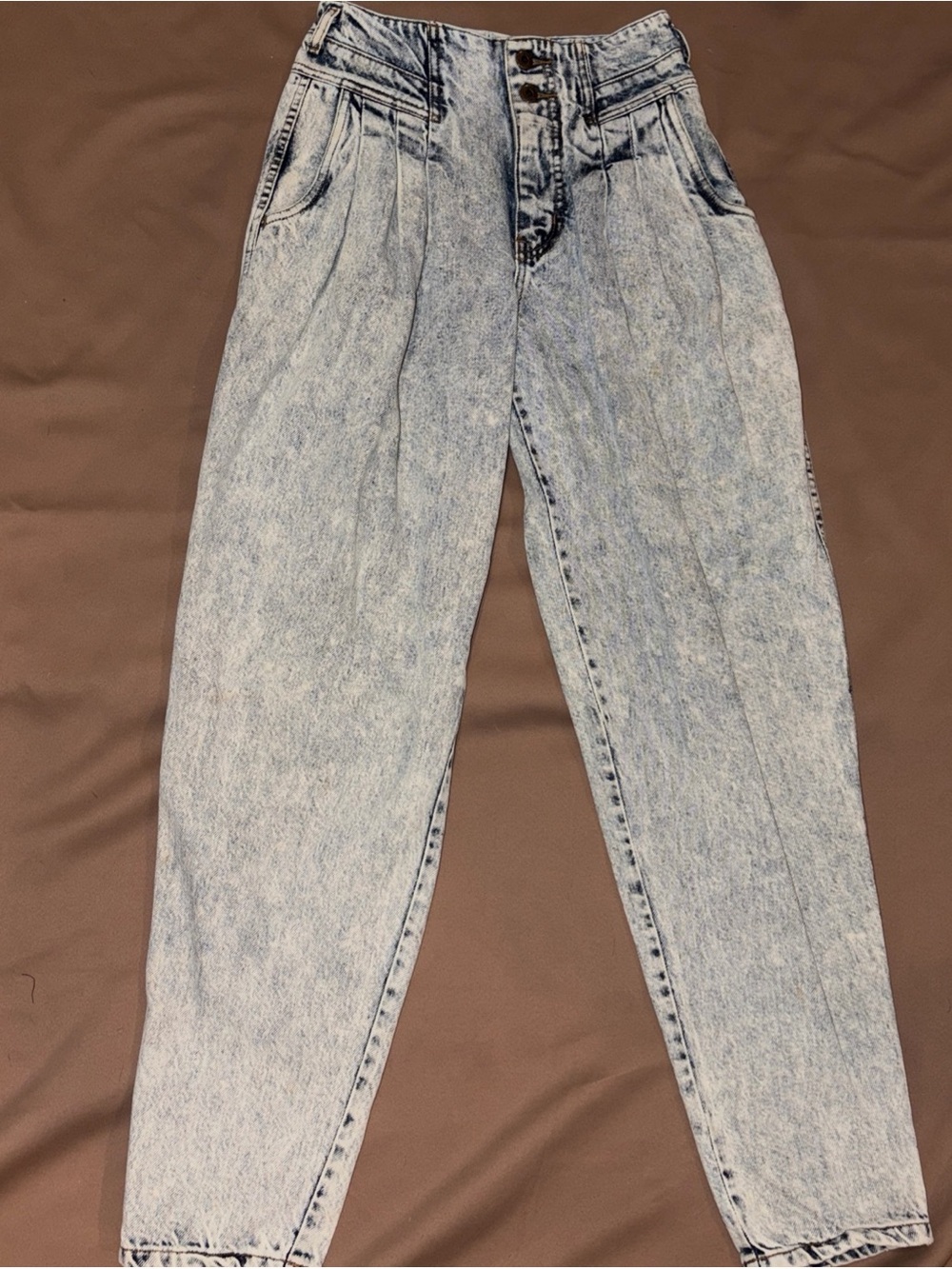 Vintage 80s 90s Bonjour Jeans High Waist Mom Jean Acid Wash Balloon